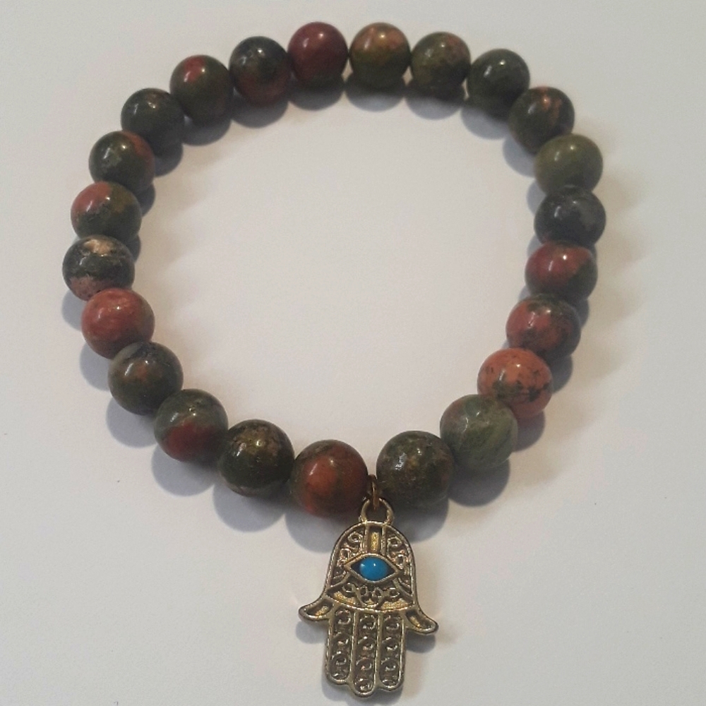 beaded stretch bracelet